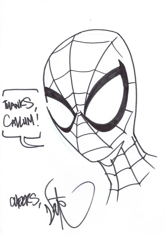 Nathan Stockman Spider-Man, in Callum Wilson's Sketches and Commissions ...