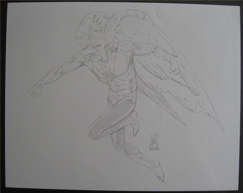 Paul Smith: Hawkman, In B. Rivers's Hawkman Comic Art Gallery Room