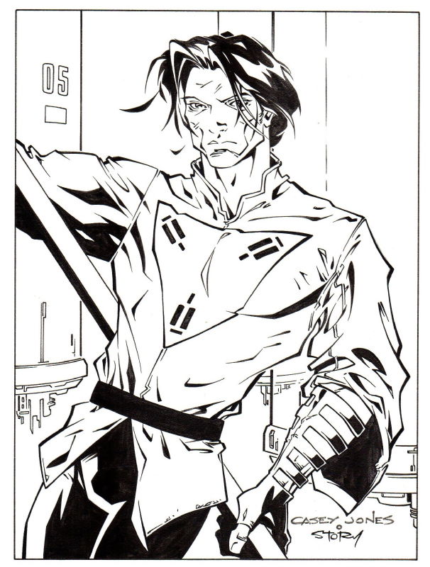 Tao Trading Card Art, in Eric Callen's Casey Jones/Karl Story Comic Art ...