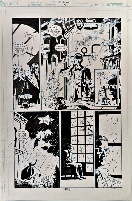 STARMAN #78, pg 19, in Brian Domingos's Interiors - DC Comic Art ...