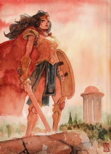 Niko Henrichon - Wonder Woman Comic Art