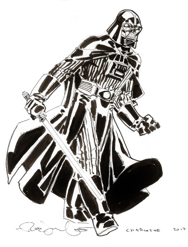 Rick Leonardi - Darth Vader, in EduXavi Segura's Heroes Con Charlotte ...