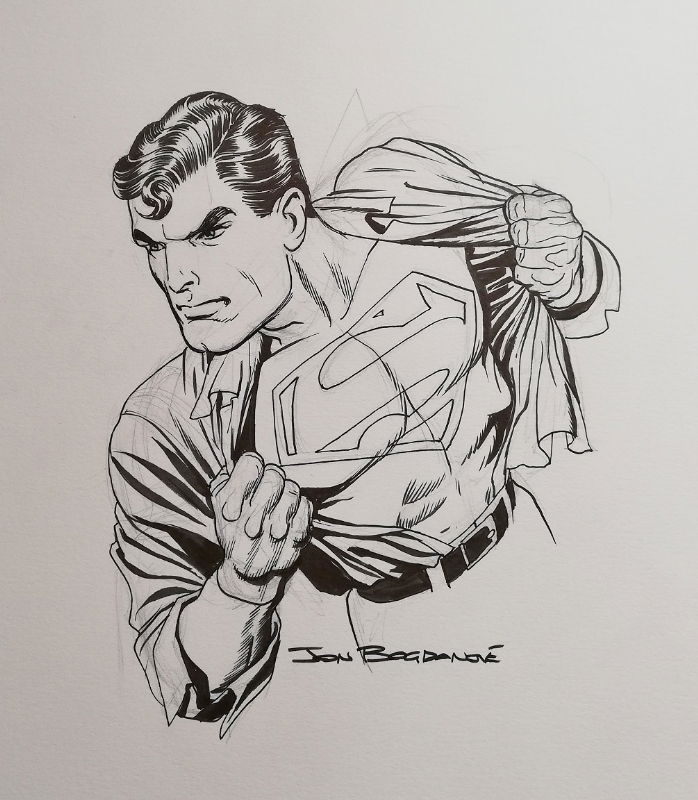 Jon Bogdanove - Superman, in EduXavi Segura's Heroes Comic Con Valencia ...