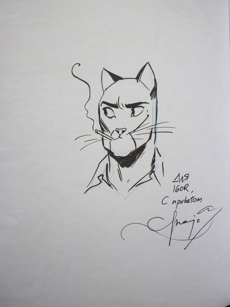 Juanjo Guarnido - Blacksad T1 Dedication, in Igor Davidoff's Blacksad ...