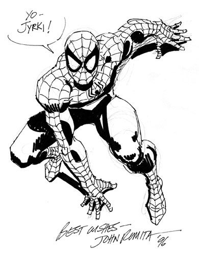 Romita Sr. Spider-Man sketch, in Jyrki Vainio's Sketches - Superhero ...