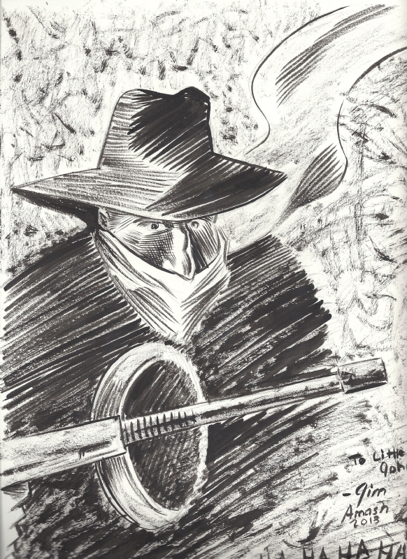 The Shadow by Jim Amash, in Little John's Pulp Fiction Inspired Comic Art  Gallery Room