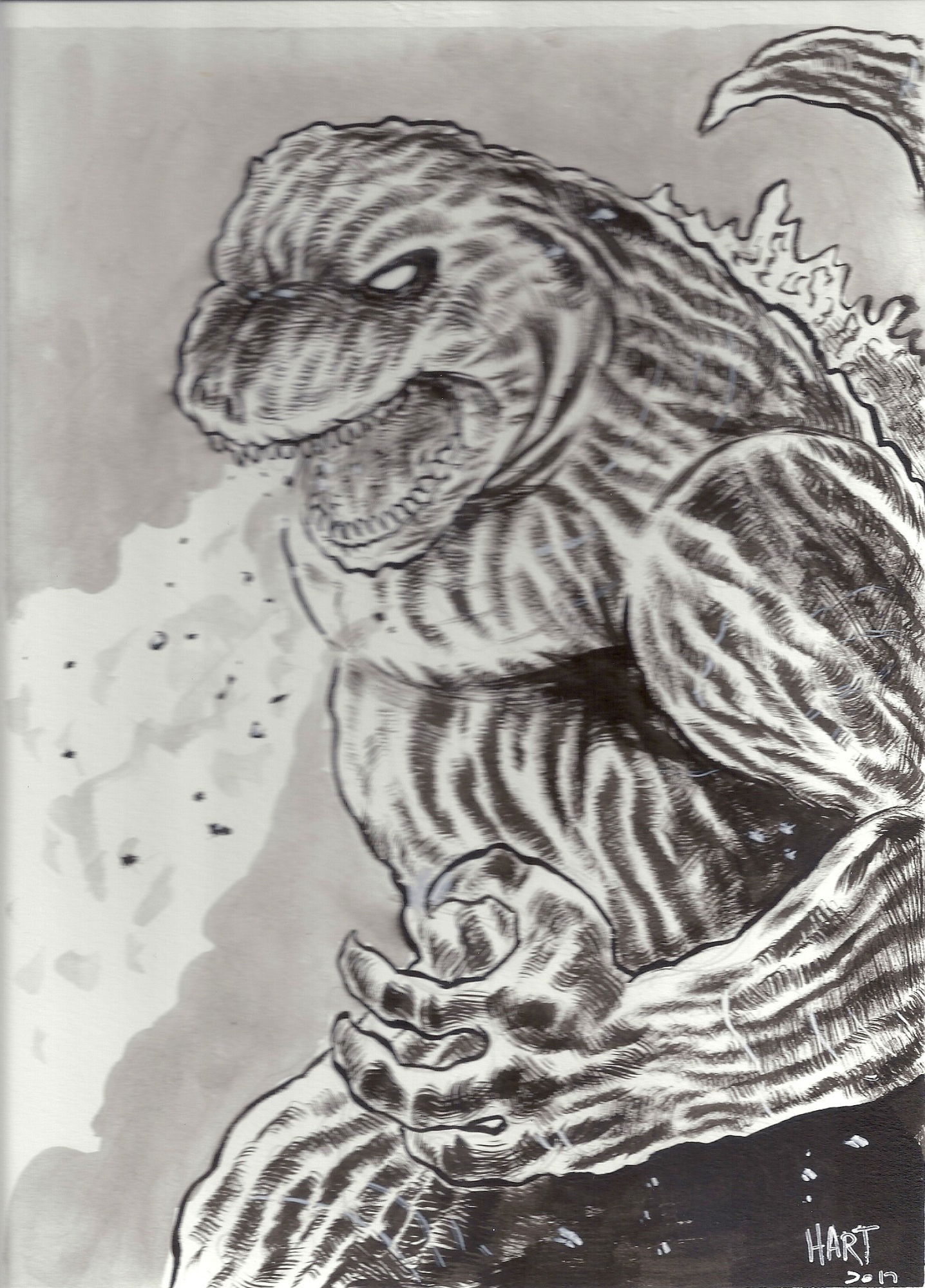 Godzilla by Trav Hart, in Little John's Ultraman, Giant Robots, and ...