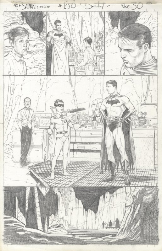 BATMAN LEGENDS OF THE DARK KNIGHT ISS #100 pg 30, in Mike Holman's BATMAN  Comic Art Gallery Room