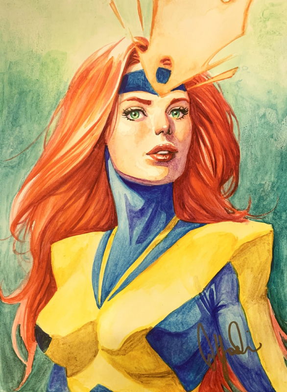 David Yardin - Jean Grey / Marvel Girl, in Alex L's Commissions / Pin ...