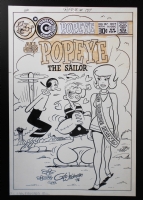 Popeye #137 cover Comic Art
