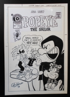 Popeye #129 cover Comic Art