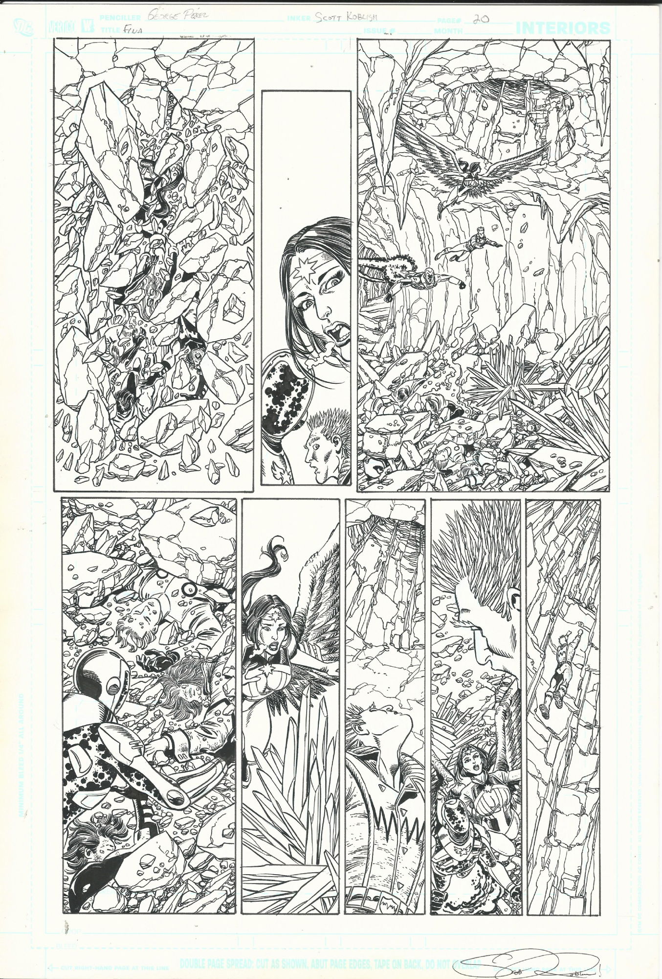 Legion of Three Worlds 4 page 20 by George Perez, in Miki Annamanthadoo ...