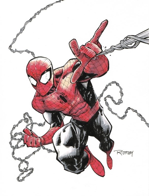 Ryan Ottley Spiderman, in Rob Hagemeister's Robs Commissions Comic Art ...