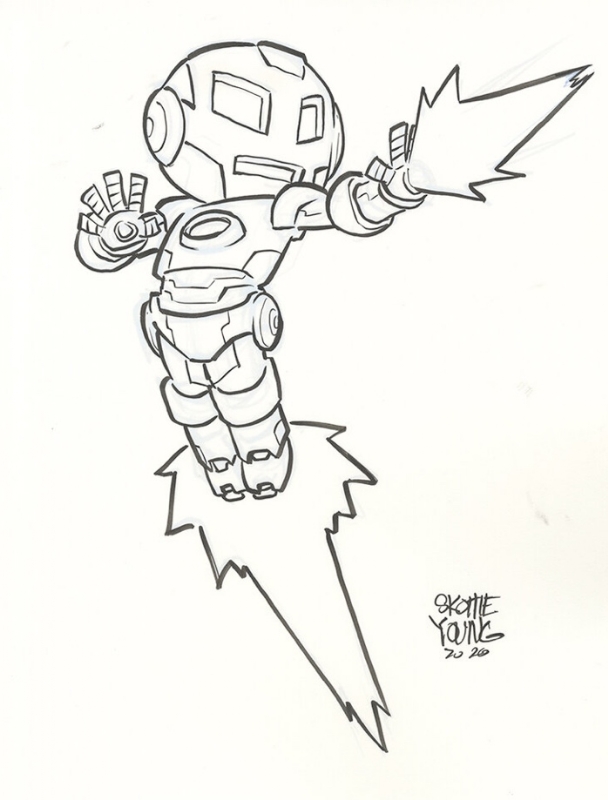 Star Wars: Skottie Young Signed Sketch | RR Auction