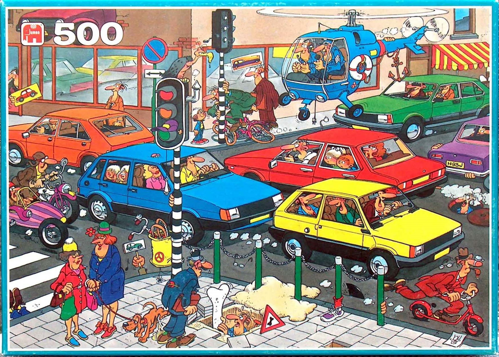 1989 - File / Traffic Jam - Jan van Haasteren - Jumbo puzzle ...