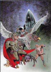 2000AD - Nemesis the Warlock Bk 2 Cover Commission (Jesus Redondo) Comic Art