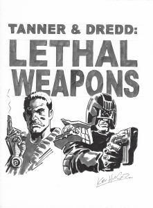 2000AD - Tanner & Dredd: Lethal Weapons (Kev Hopgood) Commission Comic Art