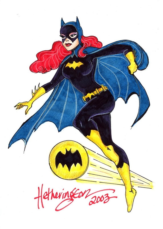 Batgirl - Bat Signal, in Scott d's Miscellaneous For Sale Comic Art ...
