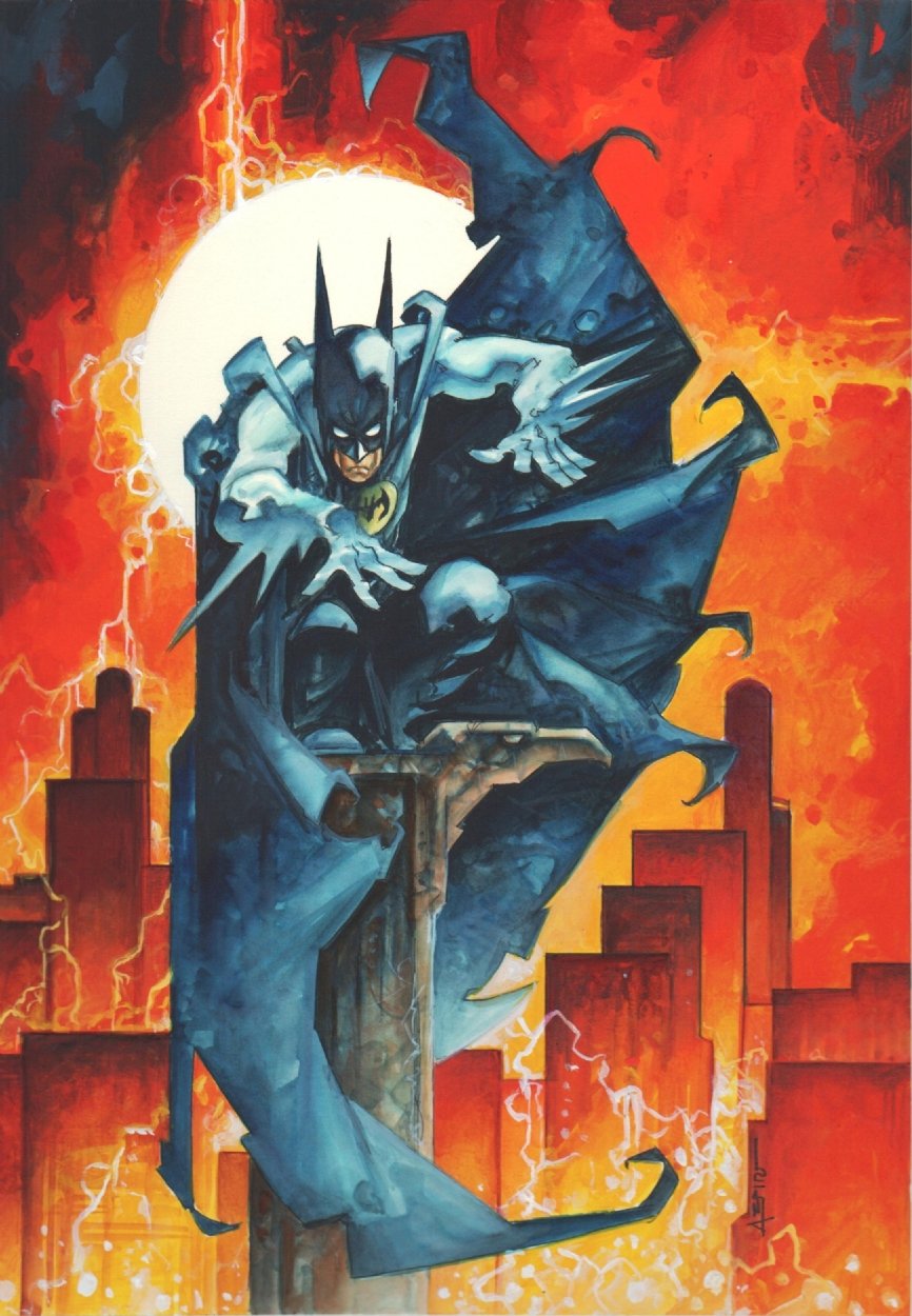 Batman by Alfonso Azpiri, in Scott Williams's Alfonso Azpiri Gallery ...