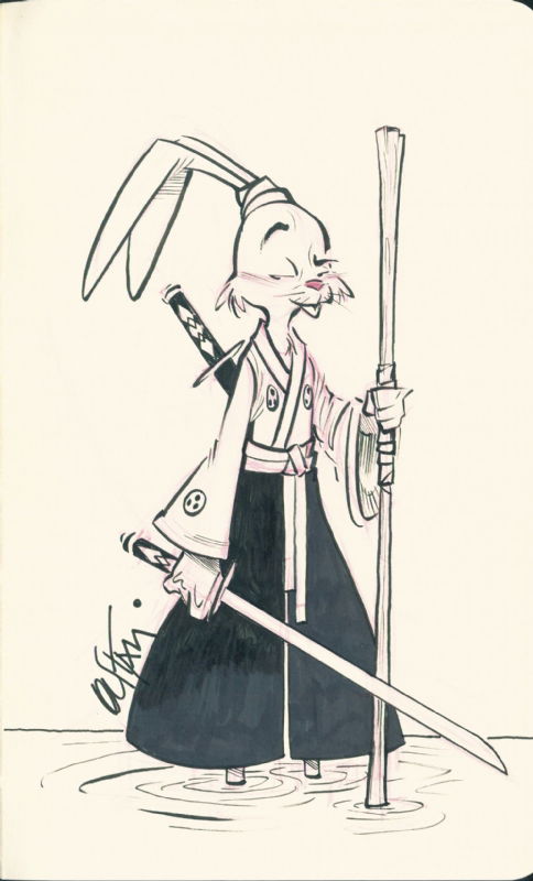 Usagi Yojimbo by Gustavo Duarte, in Nicholas Doyle's Usagi Yojimbo ...