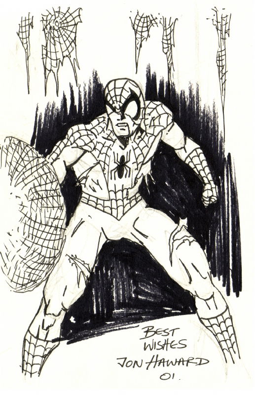 Jon Haward - Spiderman, in Alan Henderson's Other Sketches - Little ...