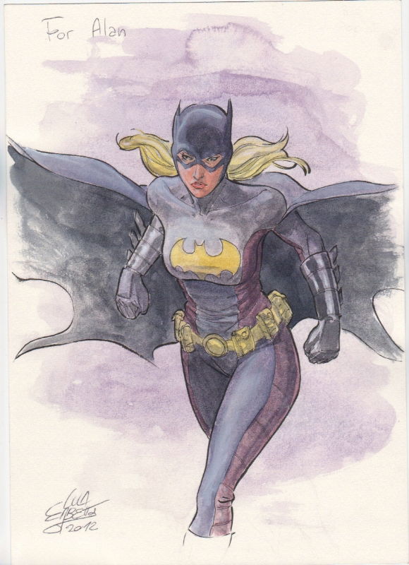 Luca Erbetta - Batgirl, in Alan Henderson's Batgirl Comic Art Gallery Room