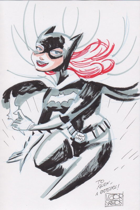 Victor Santos - Batgirl, in Alan Henderson's Batgirl Comic Art Gallery Room