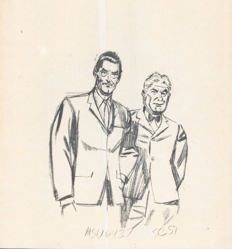 Mel Keefer Thermofax Model Sheet Freddie & George 1 for 1966 Sub ...