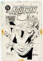 Aquaman 12 featuring Mera Comic Art