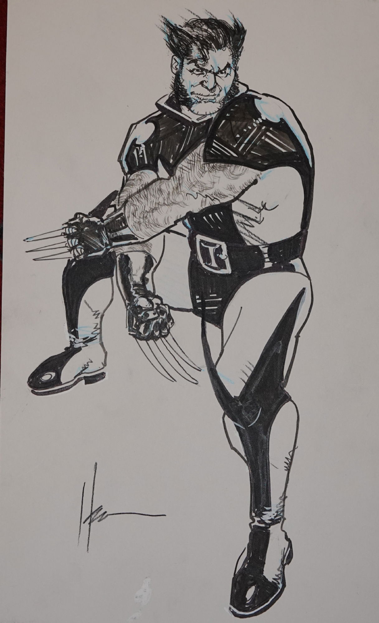 Wolverine In Wayne Mousseaus Howard Chaykin Comic Art Gallery Room 0931