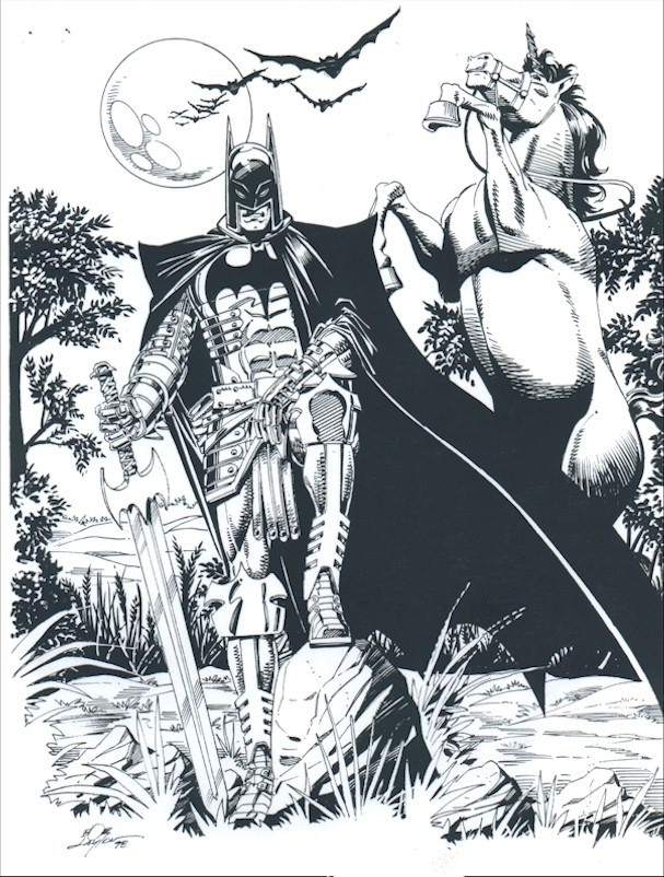 Wayne Mousseau S Bob Layton Comic Art, Batman Round Table