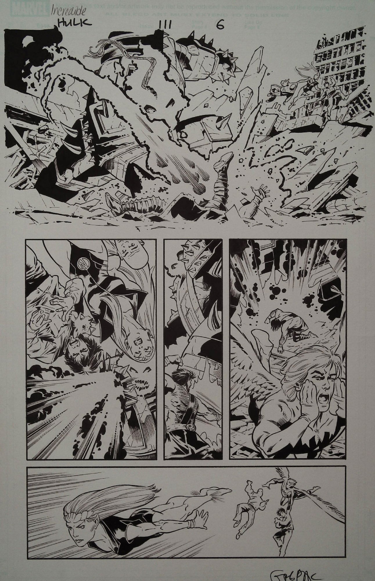 Incredible Hulk 111 page 06, in Razorback Fan's Sold Artwork Comic Art ...