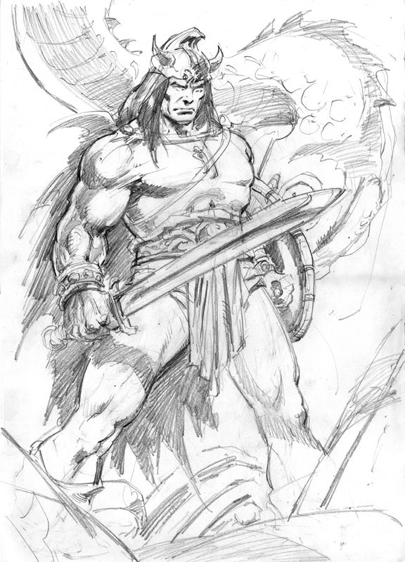 Conan-081102, in ATULA Siriwardane 's Prelims and Sketches Comic Art ...