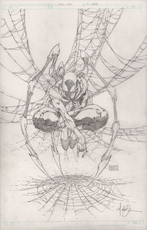 Iron Spider, in Andrew Varcho's Marvel: Spider-man Comic Art Gallery Room