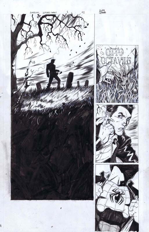 Superior Spiderman #1, pg. 1, in Jesse Kraus's Gallery 1 Comic Art ...