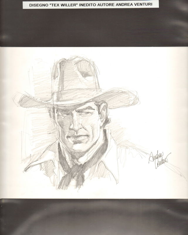 TEX # DISEGNO INEDITO DI ANDREA VENTURI, in Camillo Ferraro's VENTURI ...