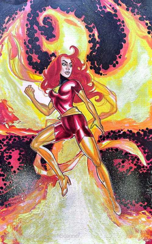 Phoenix Jean Grey X Men In Gilad Anni Padda S X Men Comic Art Gallery Room