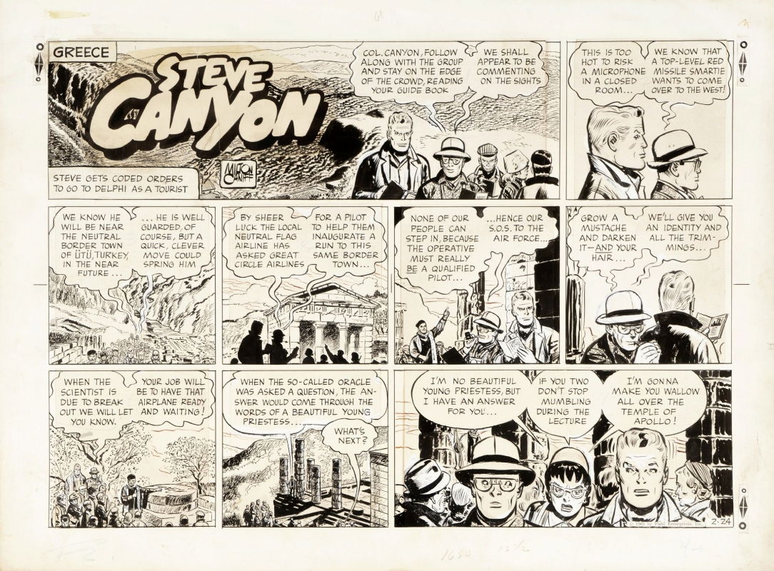 Steve Canyon, Sunday, 2421963, In Christian Stoklas's CANIFF, Milton