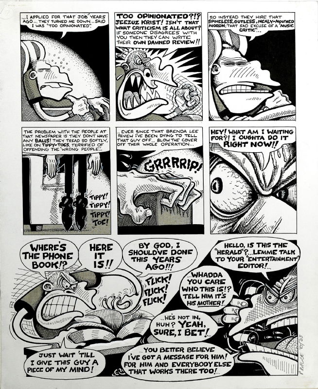 Neat Stuff #2: Studs Kirby gets drunk by himself, pg. 7, in