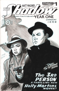 The Shadow with Orson Welles as Harry Lime (variant cover), Comic Art