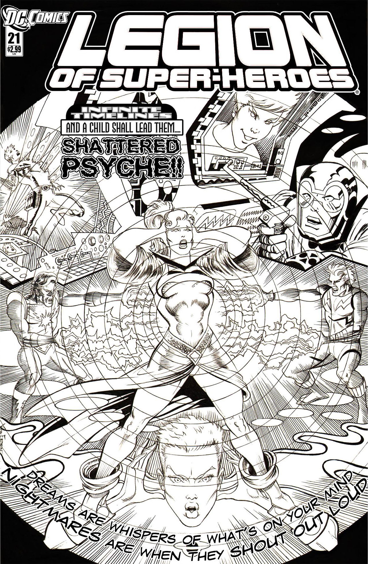 Legion of Superheroes Homage to Captain America And The Falcon Issue