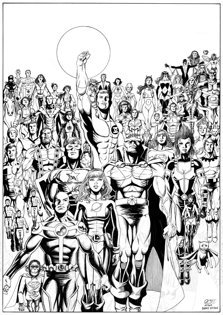 Legion of Superheroes Homage to JLA Year One Issue 12 ( Infinite ...