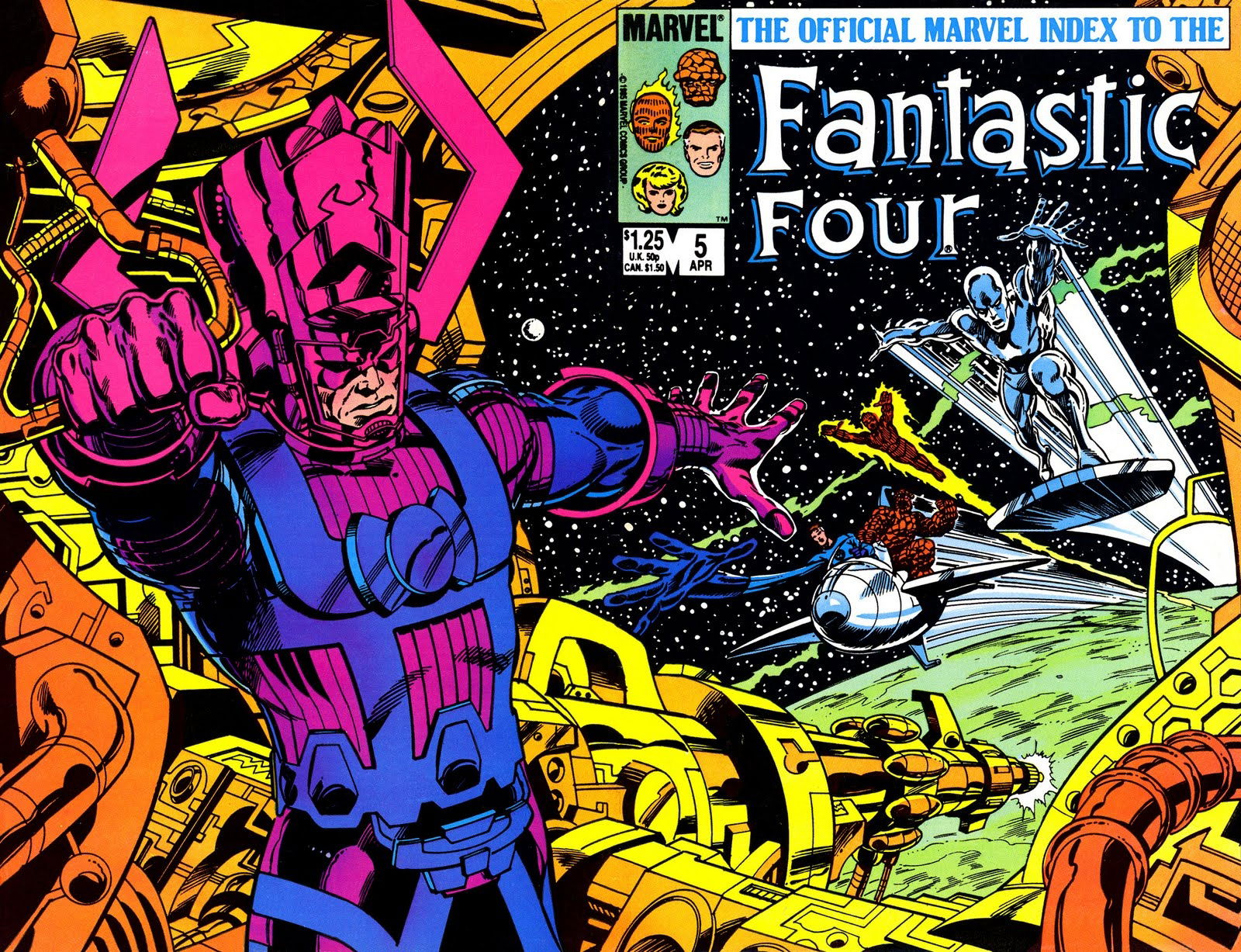 Legion of Superheroes Homage to Fantastic Four Index Issue 5 ( Infinite