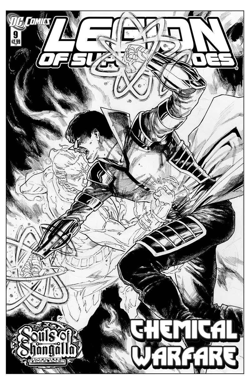 Legion of Superheroes homage to Ms Marvel Issue 43 ( Infinite Timelines