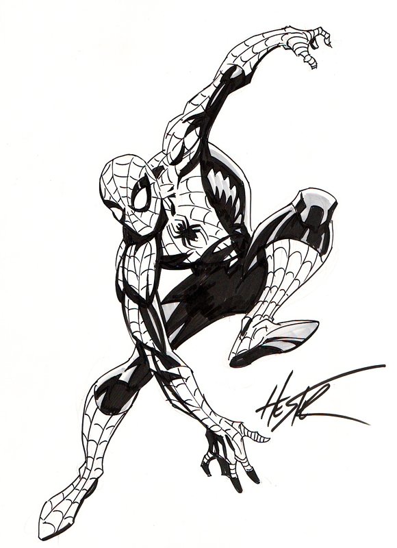 Phil Hester Spider-Man Figure, in Eric Wenger's Spider-Man Only Comic ...