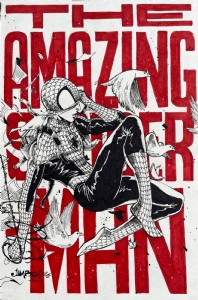Jimbo Salgado Spider-Man Comic Art