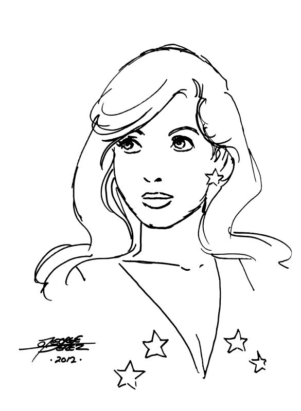 Wonder Girl (Donna Troy) by George Perez, in David Dawson's Donna Troy ...