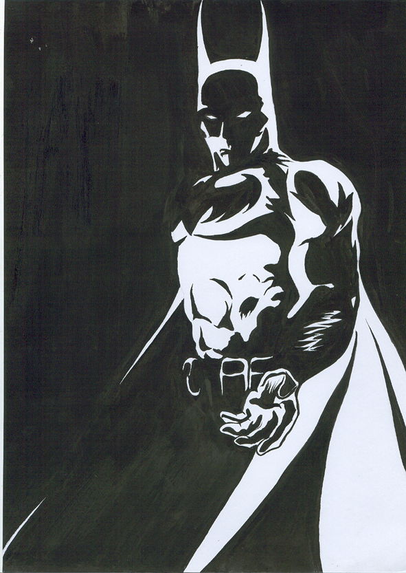 Batman , in Rodrigo Parker's Meus desenhos Comic Art Gallery Room