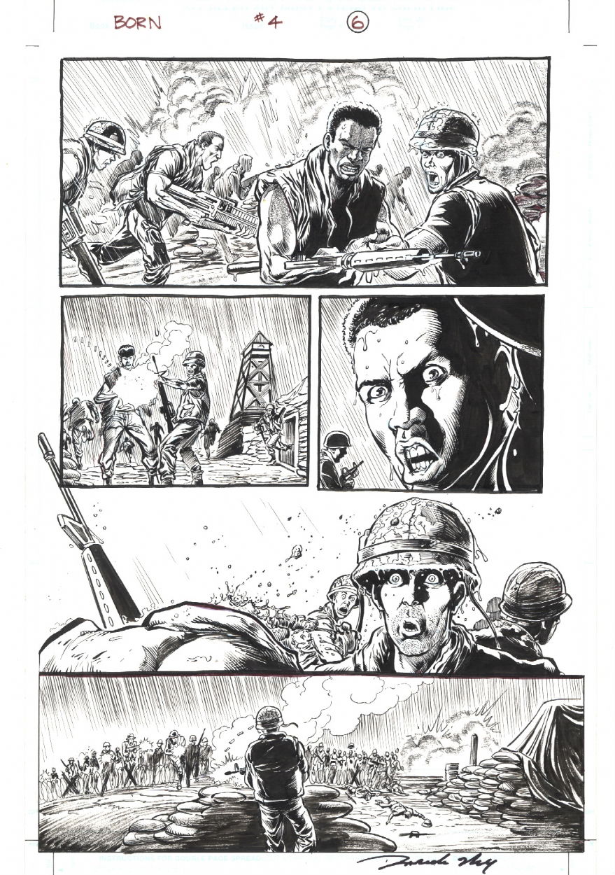 Punisher BORN Issue #4 Page 6. For Sale $250, in Steve Burdo's Darick ...