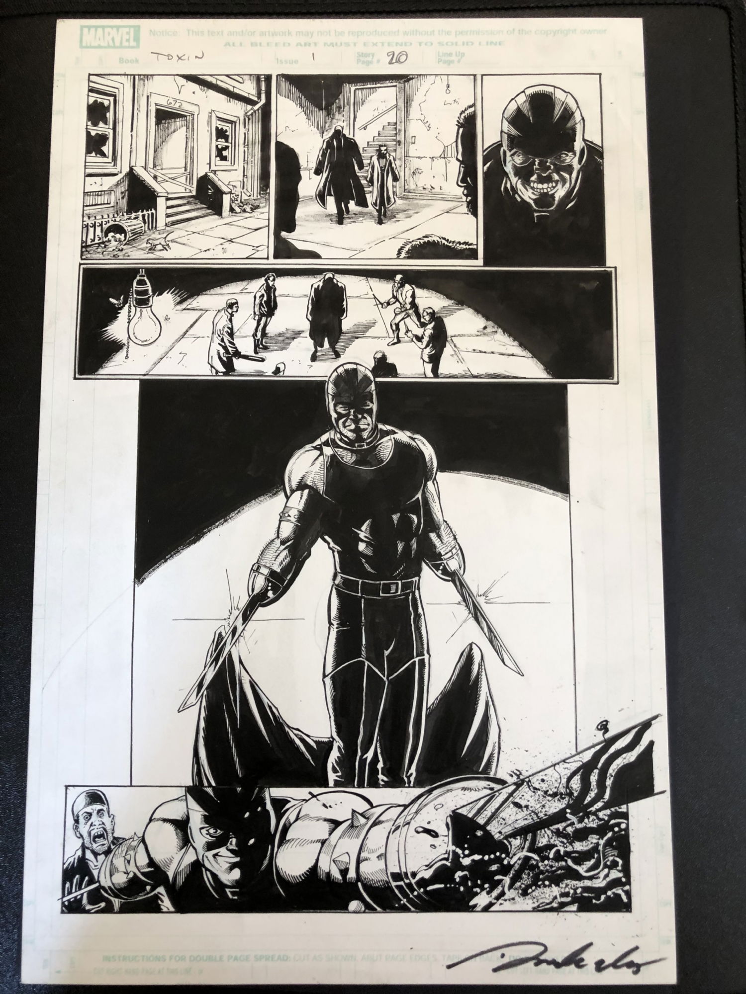 SOLD Robertson / Rod Ramos Toxin Issue #1 Page 20 SOLD, in Steve Burdo ...